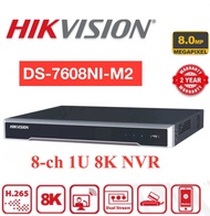 HIKVISION CCTV DS-7608NI-M2 8CH 1U 8K NVR.
