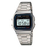 Casio A158WA-1D Watch Stainless Steel Band Silver