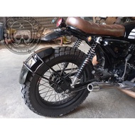 Cafe Racer Mud Guard Rear Fender With Plate Holder Mudguard Motorcycle