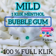 50g Busa filter klik bubble gum menthol ice isi 1 ukuran mild panjang 25cm