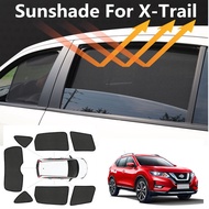 Car Window Shade For Nissan X Trail X-Trail Rogue T32 2014-2020 UV Protection Mesh Window Sunshade C