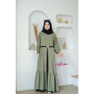 baru GAMIS Almira dress ori zahin collection