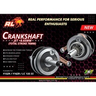CRANKSHAFT RED LEO Y15ZR jet+ 8.65mm  Y15ZR jet +3mm