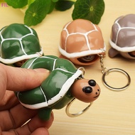 FIL Tortoise Keychain Head Popping Squishy Squeeze Toy for Stress Reduction for Men OP