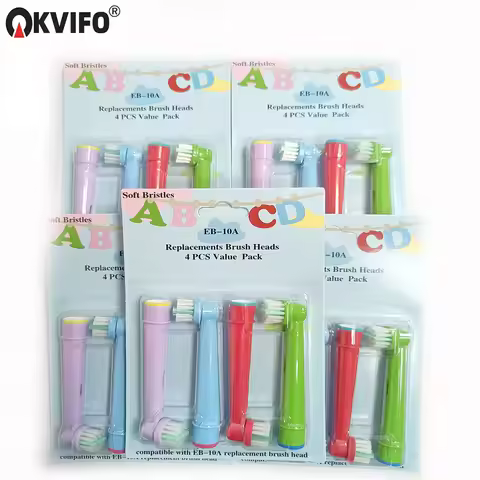 4-16 Pcs Replacement Kids Children Tooth Brush Heads For Oral B EB-10A Pro-Health Stages Electric To