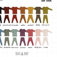Bohobaby Pajama Rib Size 1y, 2y, 3y