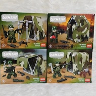 Bricks / Block army and swat, army, military children's toys Box