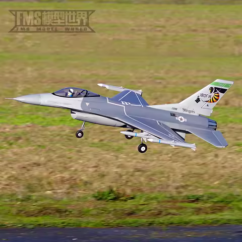 FMS 70mm F16 F-16C PNP V2 RC Airplane Ducted Fan EDF Jet Model Plane Aircraft 6S With Retracts EPO F