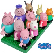 Peppa pig積木公仔