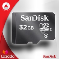Sandisk Micro SD Card Class 4 32GB SDHC (SDSDQM_032G_B35) แซนดิส ไมโครเอสดี การ์ด คลาส4 รองรับ เครื่องเล่นเพลง MP3 วีดีโอHD 720p แท็บเล็ต โทรศัพท์ มือถือ สมาร์ทโฟน แอนดรอย Mobile Andriod โดย Synnex รับประกัน 5 ปี (สีดำ)