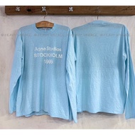 Acne Studios STOCKHOLM 1996 tag long sleeve colored vintage shirt Fashion heavy