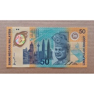 Malaysia Vintage RM50 Commemorative Polymer Old Banknote (Sukom) For Collection Only