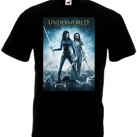 Underworld Rise of the Lycans v3 T shirt black movie poster all sizes S 5XL