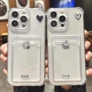 HP Cute Card Holder Couple Case Oppo 15T 5G C85 C75 C75x Note 60 60x A3X A3 Pro 5G A60 Reno 11F 5G R