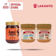 LAKANTO CHOCOLATE PEANUT SPREAD / PEANUT BUTTER CHUNKY / PEANUT BUTTER CREAMY