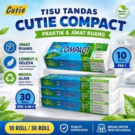 Cutie Compact Toilet Tissue 2 Ply (10/30 Rolls) Tisu Tandas Gulung Recycled Paper Strong L218