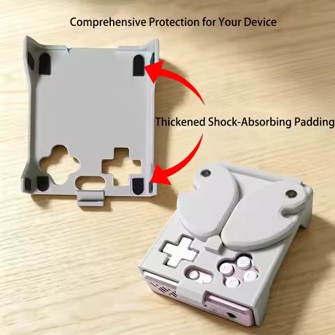 Grip Cover For GKD Pixel 2 3D Printed Ergonomic Retractable Hidden Grip For Pixel2 Handheld Game Con