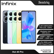 Infinix HOT 40 Pro FREE FIRE Smartphone 8GB RAM 256GB (Original) 1 Year Warranty by INFINIX Malaysia