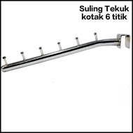 GANTUNGAN 6-Point Flute Hanger 6-Point Square Pipe Iron Flute Hanger 6-Point Iron Flute Hanger/ 6-Po