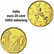 koin euro 20 cent - itali