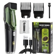 new Vacuum Beard Trimme Mens Beard Shaver Groin & Body Grooming Trimmer Professional Cordless Groomi