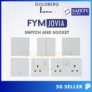 FYM Jovia Switches and Sockets - Black, White | Goldberg Home