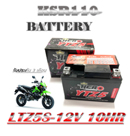 แบตเตอรี่ มอไซค์ คาวาซากิ ksr แบตมอไซค์พร้อมใส่ KSR-Pro KSR110 แบตเตอรี่มอไซค์ 5แอมป์ 12โวลท์ แบตเตอ