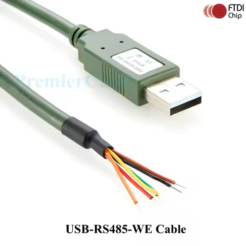 RS485 Cable USB-RS485-WE Cable USB to RS485 Serial Converter Adapter Cable with FT232 Chip Wire End 
