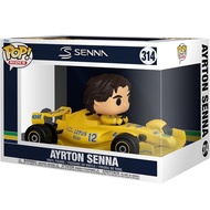 Funko POP Rides #314 Ayrton Senna in Lotus F1 Car Collectable Vinyl Figure Toy