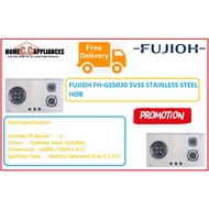 FUJIOH FH-GS5030 SVSS GAS HOB WITH 3 DIFFERENT BURNER SIZE