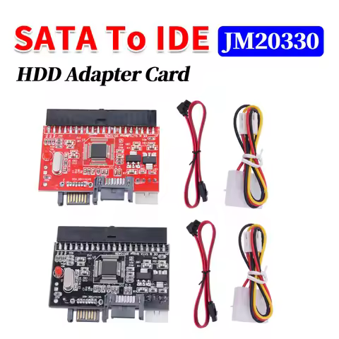 SATA To IDE SSD Adapter Card Serial To Parallel IDE To SATA Hard Drive Converter with 7-pin SATA Dat