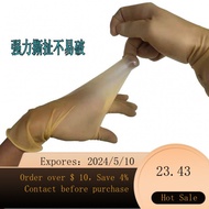 WJ02Disposable Beef Tendon Gloves Latex Nitrile Powder-Free Water Industry Hotel Beauty Kitchen Household Wear-Resistant