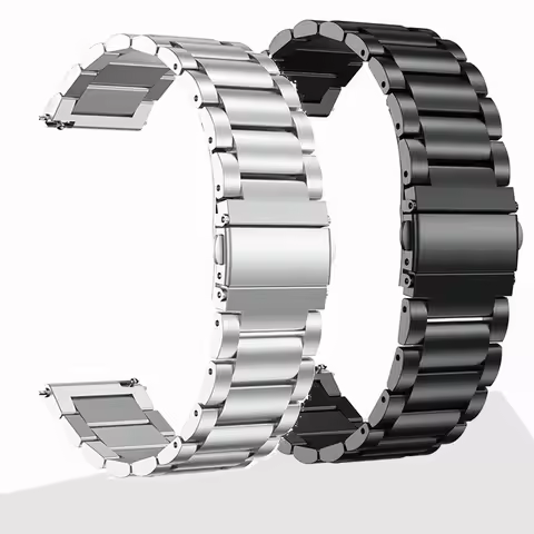 For Garmin Venu 3 Watchband 22mm Stainless Steel Wrist Band Strap for Garmin Venu 2/Vivoactive 4/For