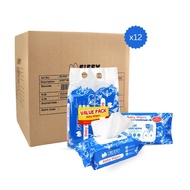 (CARTON) FIFFY BABY WIPES BLUE (100'S X 24) TISU BASAH (98-964X12)