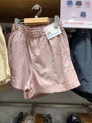 Original Uniqlo t pants quick drying sports 466384 womens U-shorts thin mid length pants sweat absor