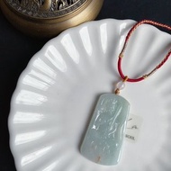 文殊菩薩 天然緬甸玉翡翠 吊墜 項鍊 開智慧 定心 安神 守護神