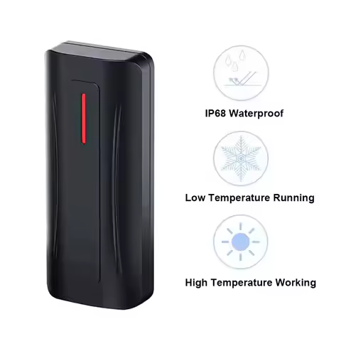 Wiegand Wg26 Wg34 IP68 Waterproof RFID IC Card Reader Proximity13.56Mhz IC for Access Control System