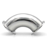 KF Vacuum 90 Degree Elbow Kf16 Kf25 Kf40 Kf50 304 Stainless Steel Tri Clamp Flange Joint Pipe