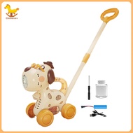 [Nosafhu] Blower Toys for 3 4 5 6 Year Old Boy Girl Dog-themed Bubble Maker Portable Rechargeable Bu