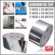 CEO Aluminium Foil Tape Aluminium Tape Strong Adhesive High Temperature Resistant Adhesive Duct Repa
