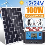 Usb Monocrystalline Silicon Solar Panel Portable Waterproof Solar Energy Photovoltaic Panel Charger Power Bank 12V