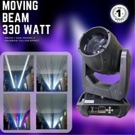 Moving head beam 330 Watt Triple Prism , Rainbow FX ,Lampu panggung