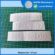 Sticker petrol RON 95 RON 97 RON 100 DIESEL EURO 5