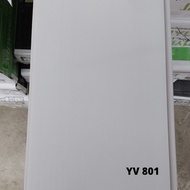 Plafon PVC 8 mm lebar 20 cm / Plafon PVC Putih Glossy - YV 801