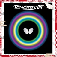 Butterfly Table Tennis Rubber Tenergy 80, Red, Thick and Medium Options