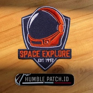 PATCH ON ! EMBLEM BORDIR PREMIUM SPACE EXPLORER EST.1997