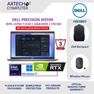 Dell Precision M3590-U7155H16G-1TB-W11PRO 15.6" FHD Laptop Titan Gray ( CU7-155H, 16GB, 1TB SSD, RTX