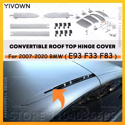 For 2007-2020 BMW 328i 335i 428i 430i 435i 440i M3 M4 Convertible Roof Top Hinge Cover 54377184037 5
