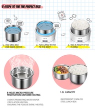 Bear Electric Lunch Box Stainless Steel Rice Cooker Min Rice Cooker (DFH-B13E5)