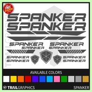 ✎ ✹ ▟ ◩ SPANKER Sticker Decal for Mountain Bike/Road Bike